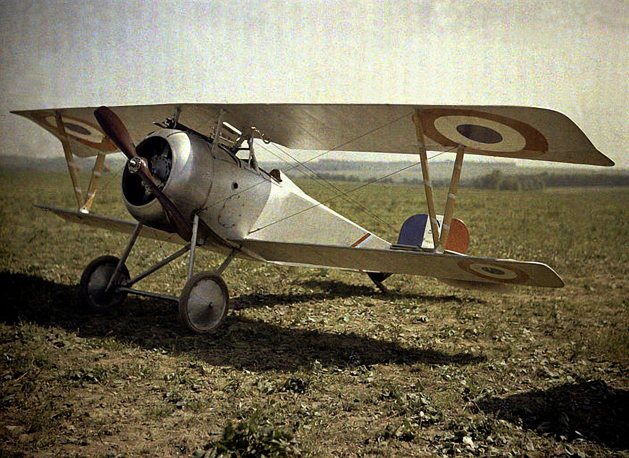 Nieuport-kaksitaso, Aisne, Ranska, 1917 (automaattinen) tekijältä Fernand Cuville