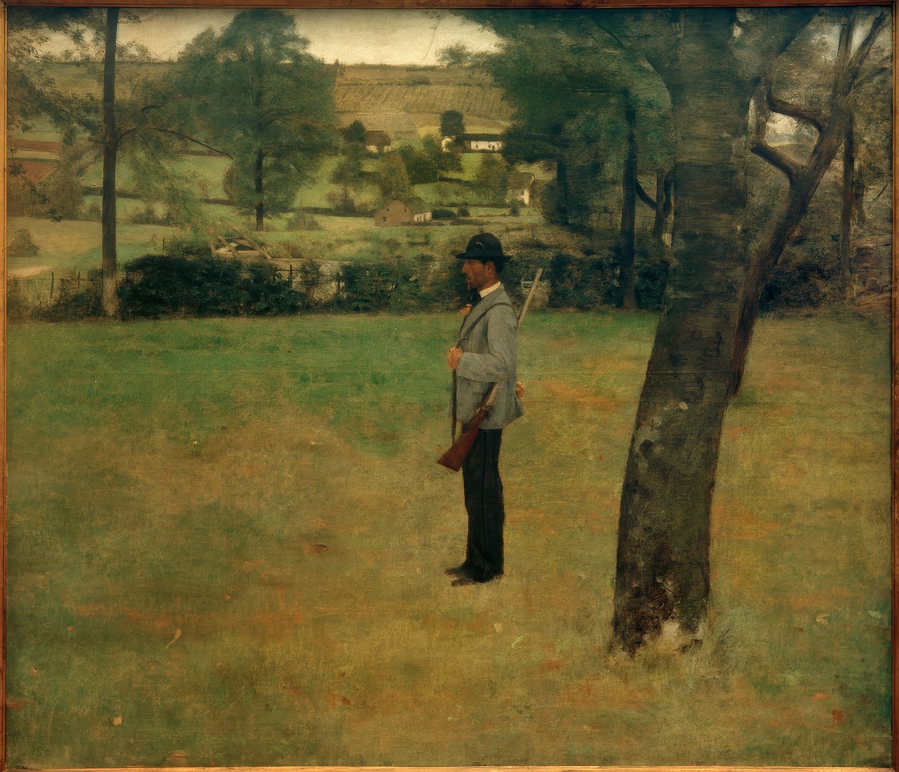 F.Khnopff, julkaisussa Fosset. Der Jagdaufseher tekijältä Fernand Khnopff
