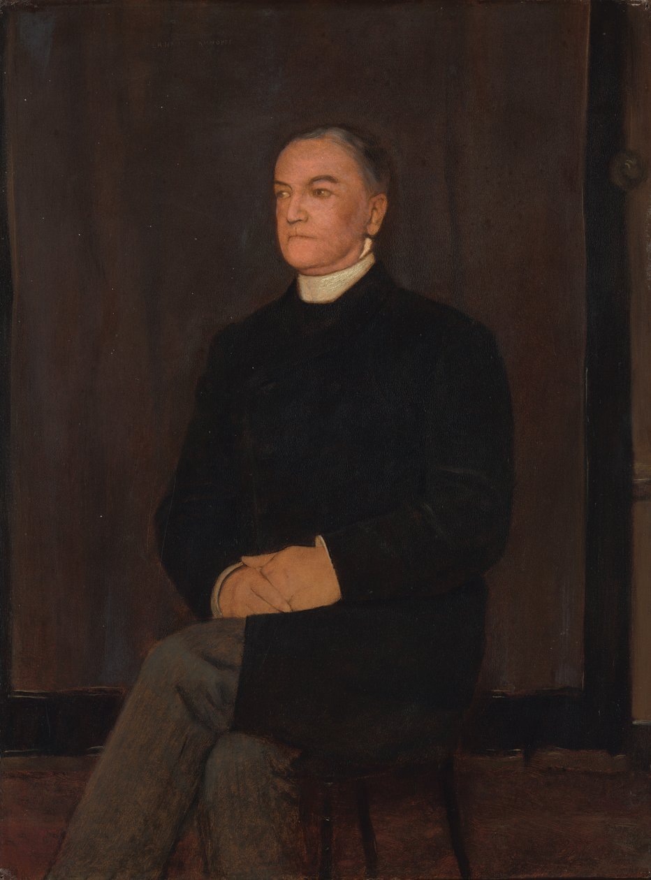 Portret van Augustinus Gerardus Hubertus van Rijckevorsel tekijältä Fernand Khnopff