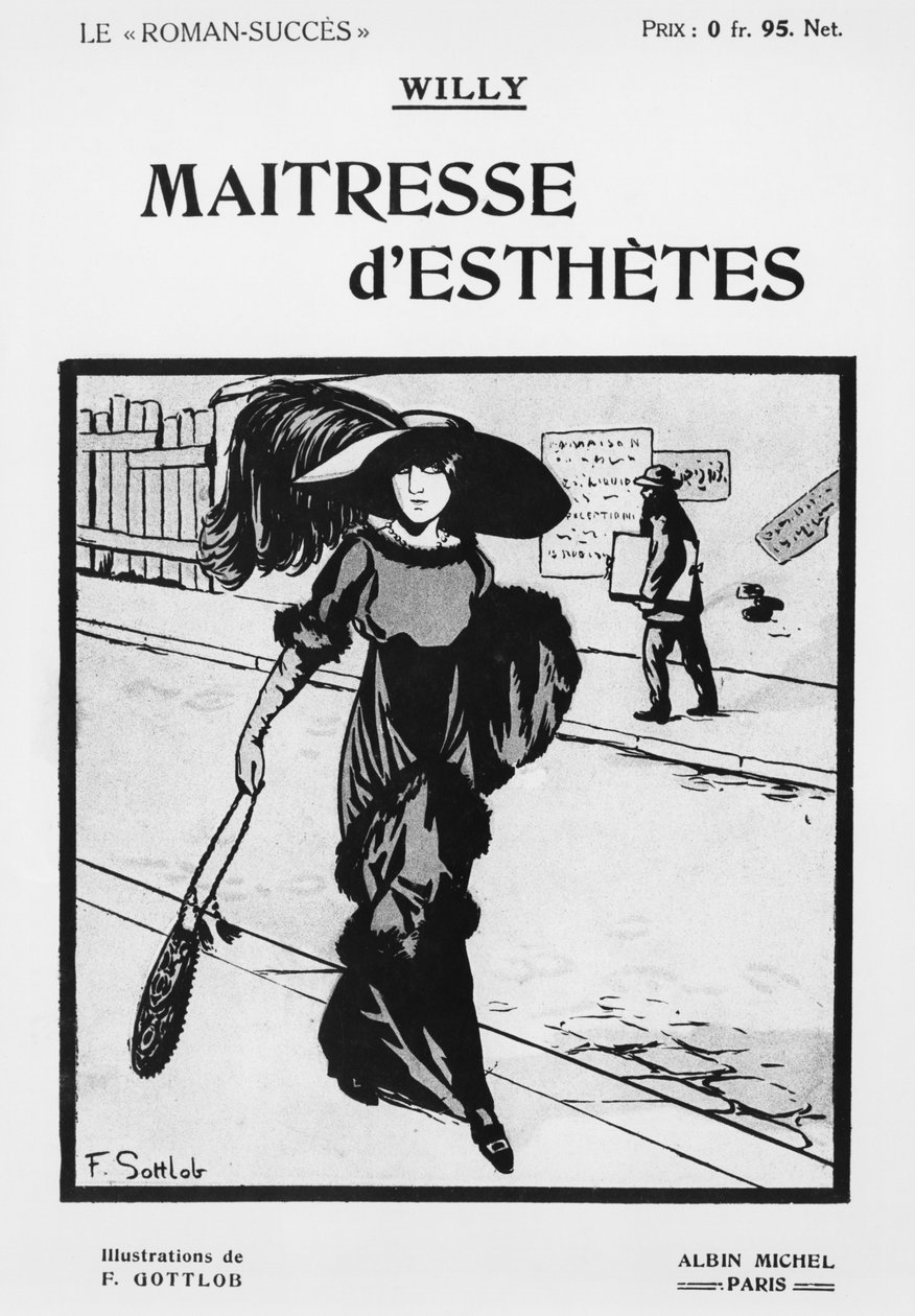 Etukannen kuvitus teoksesta "Maitresse d