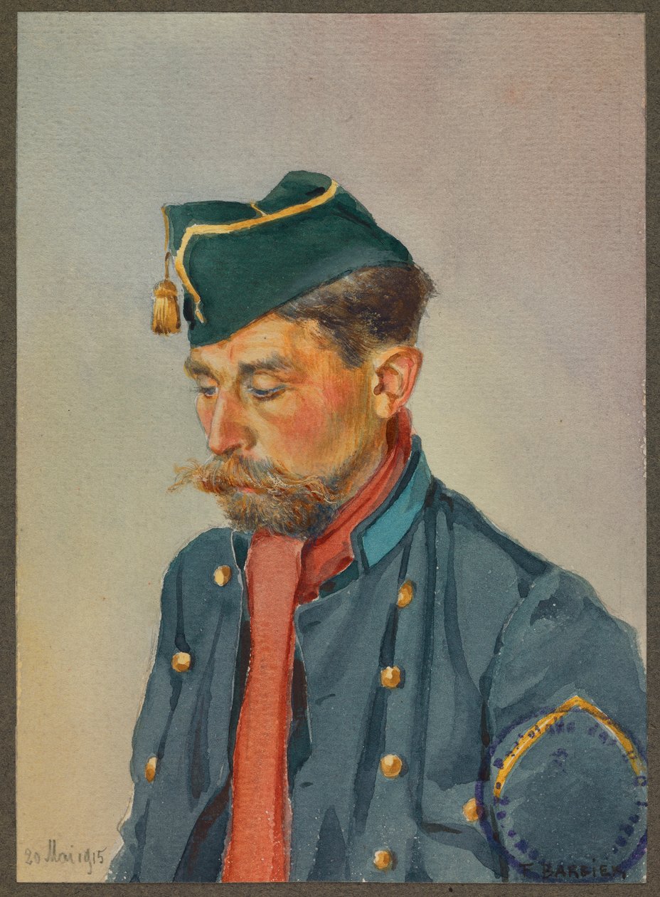 Belgialainen sotilas, Gustrow tekijältä Fernand Barbier