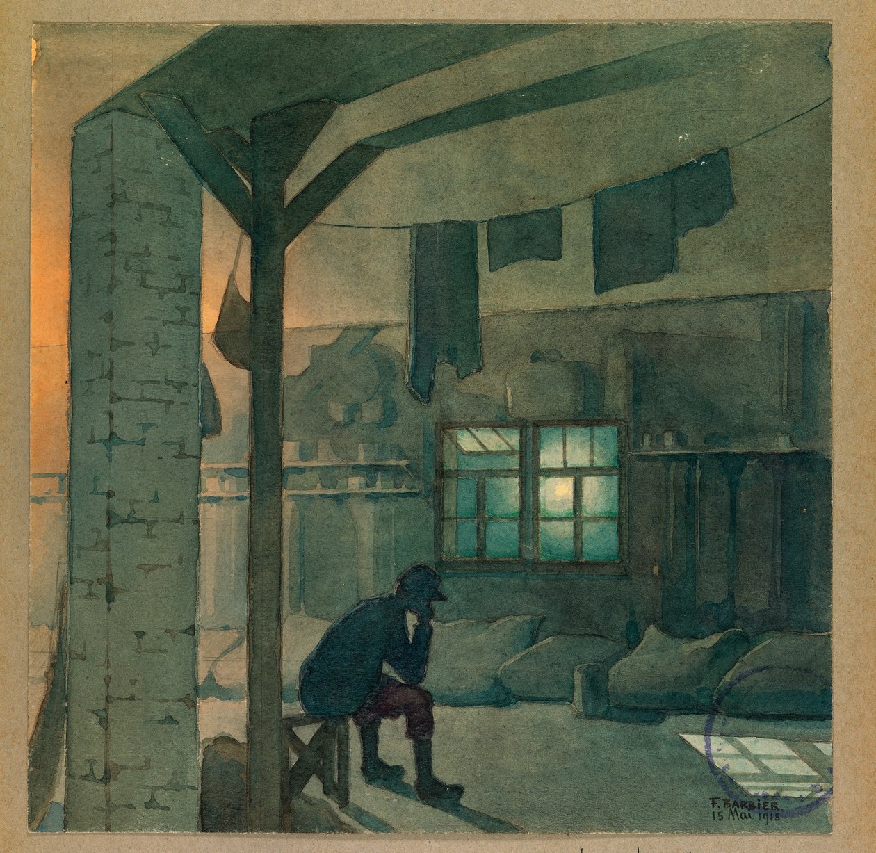 Millot on varuillaan, Gustrow tekijältä Fernand Barbier