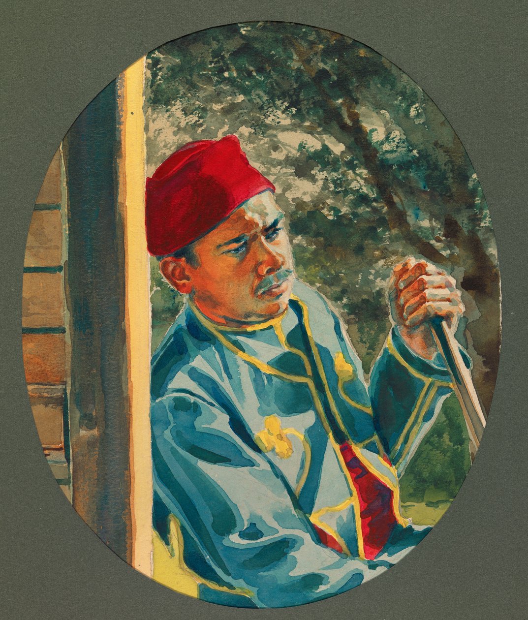 Pimero, algerialainen ampuja, Gustrow tekijältä Fernand Barbier