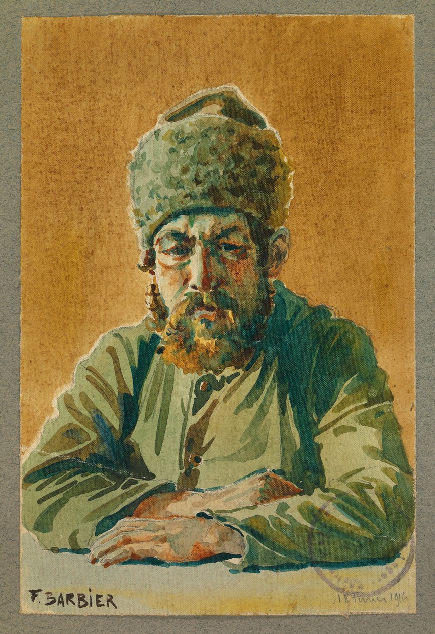 Venäläinen vanki, Gustrow tekijältä Fernand Barbier