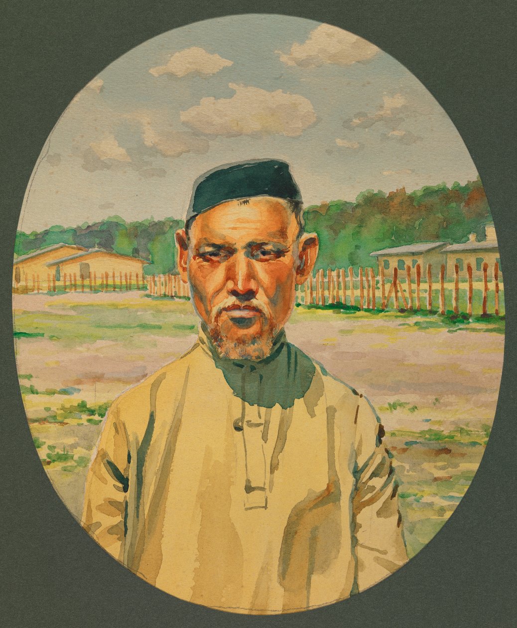 tataarivanki, joka joutui Venäjän armeijan vangiksi Gustrowissa. tekijältä Fernand Barbier