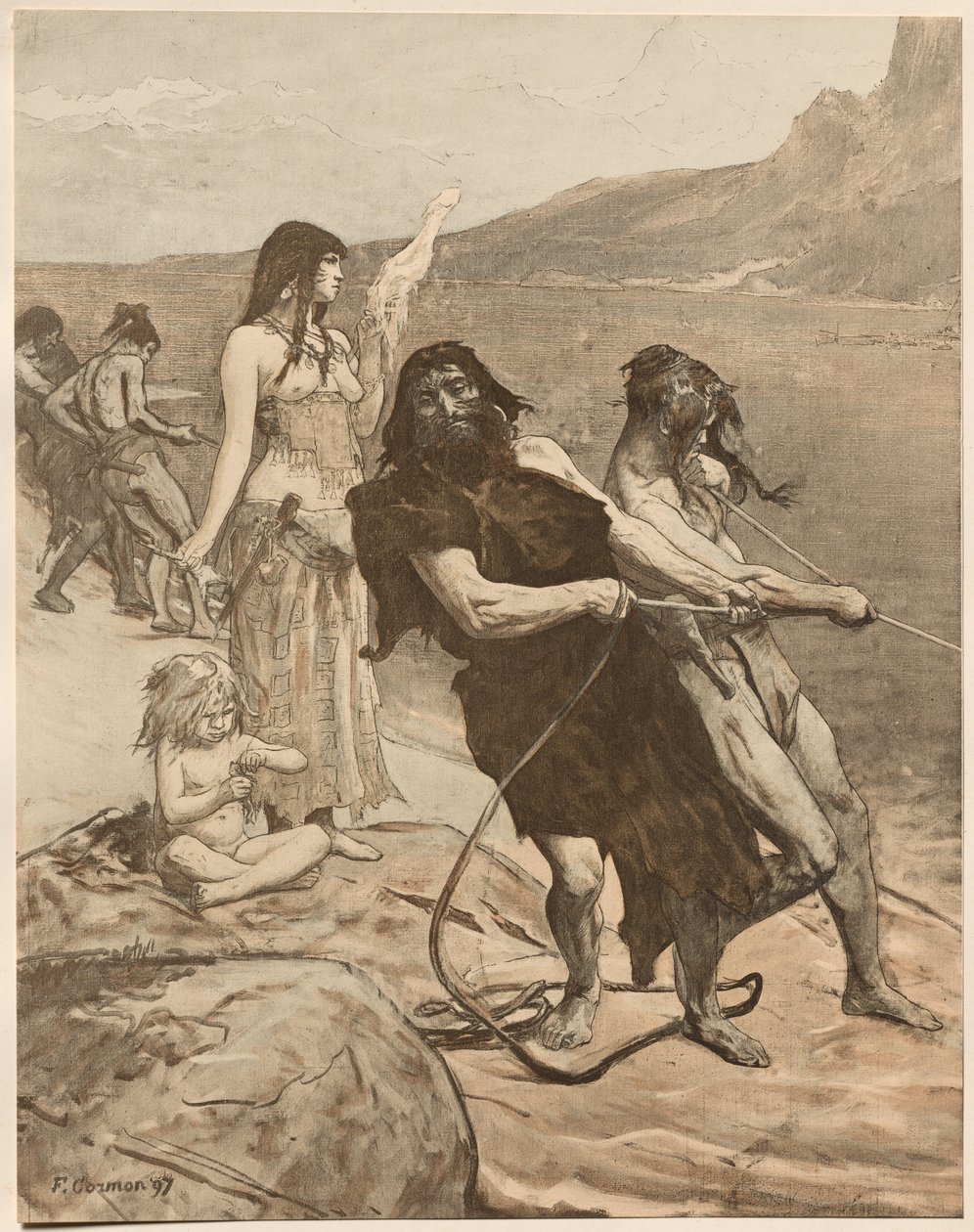 Lacustrine City, 1897. tekijältä Fernand Cormon
