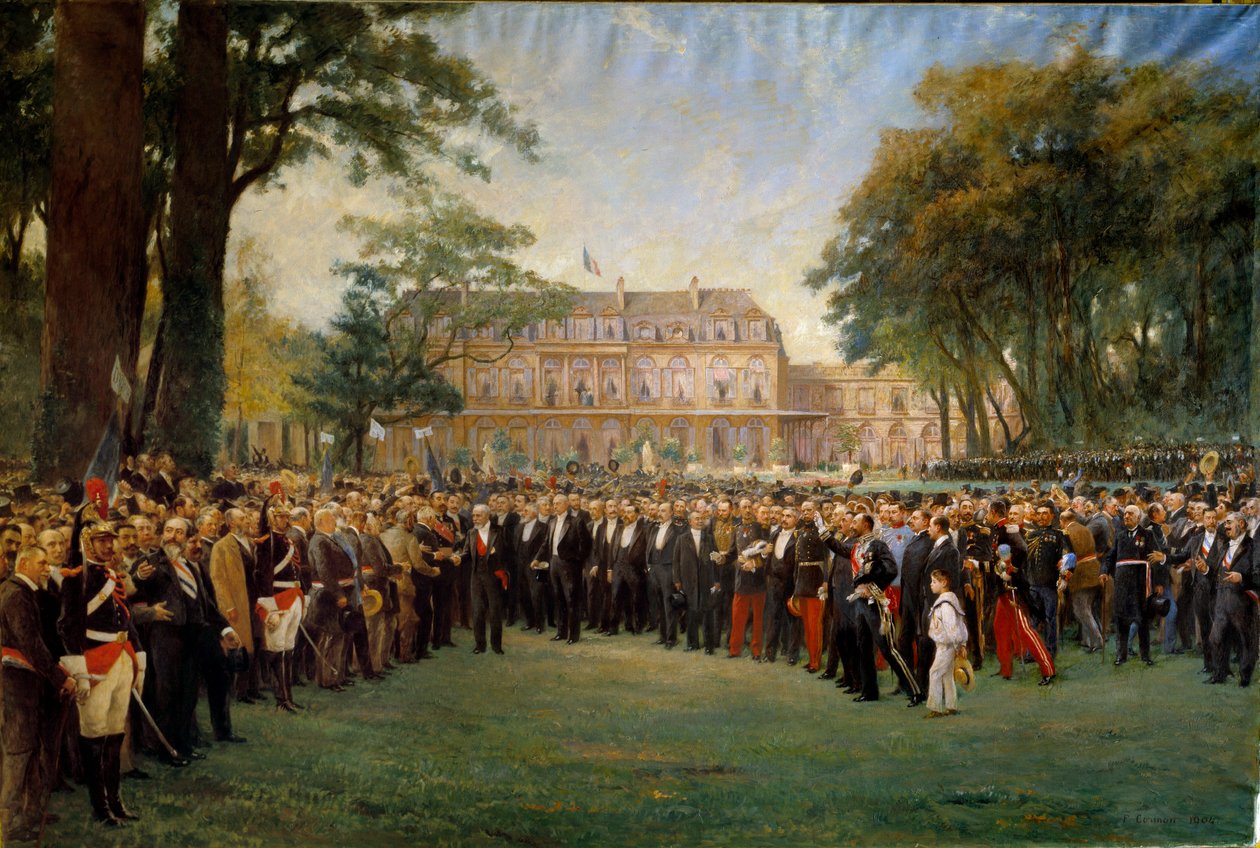 Ranskan pormestareiden vastaanotto Elysee-järvellä 22. syyskuuta tekijältä Fernand Cormon