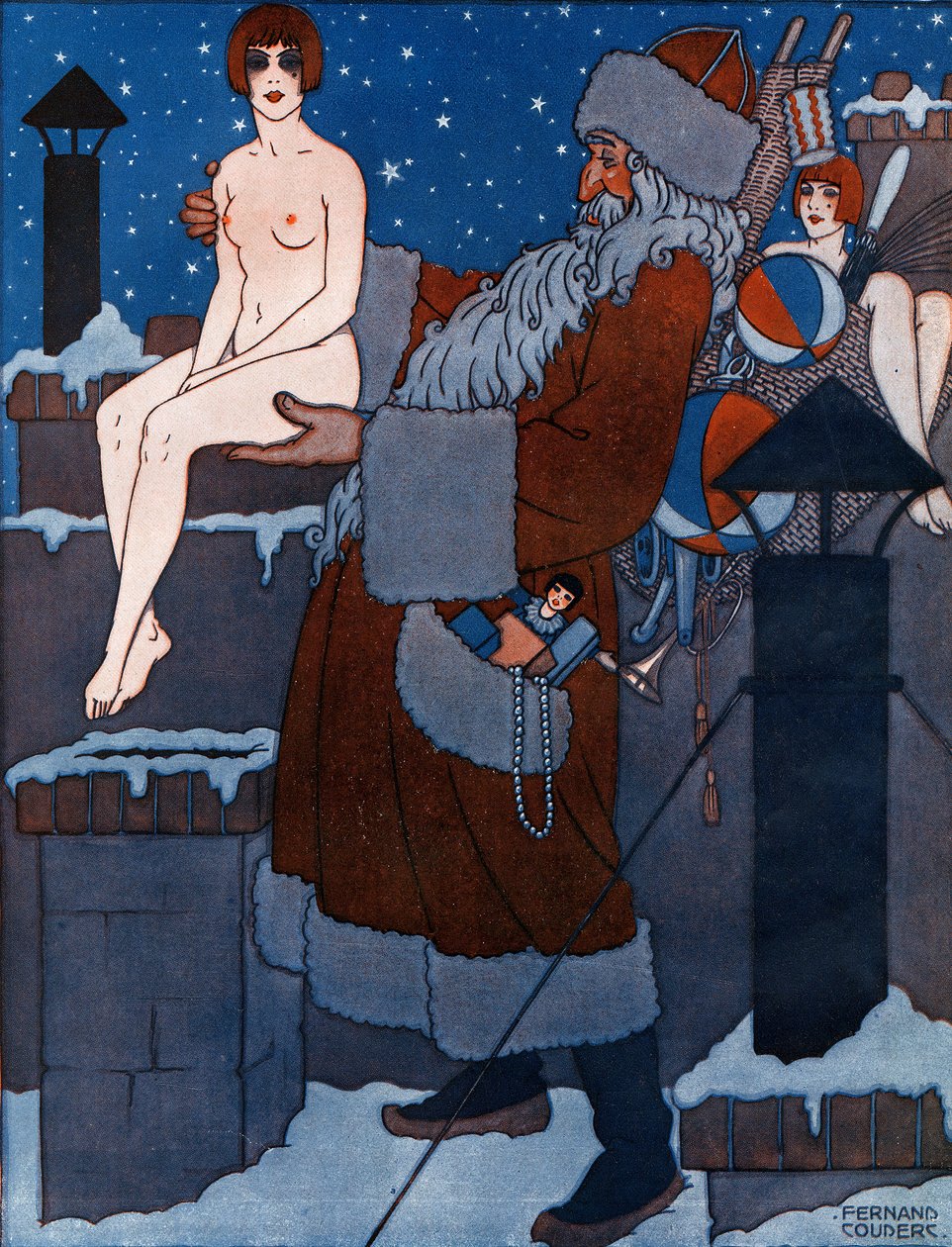 Leluja kaikille - kuvitus la Vie Parisiennesta tekijältä Fernand Couderc
