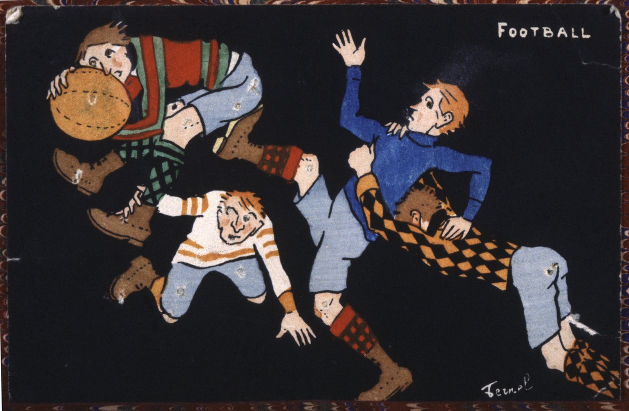 Jalkapallo, 1900-luvun alku (kuva) tekijältä Fernand Fernel