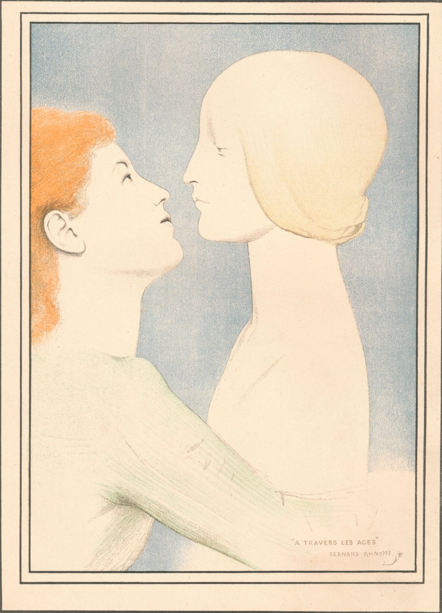 Kautta aikojen, c1895 tekijältä Fernand Khnopff