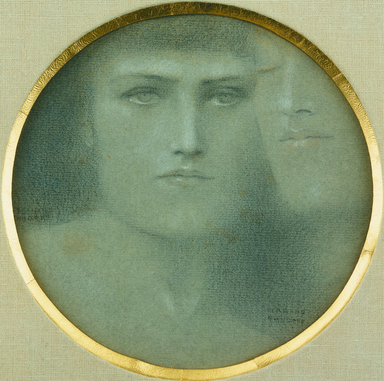 Hyväilyjä, tekijältä Fernand Khnopff