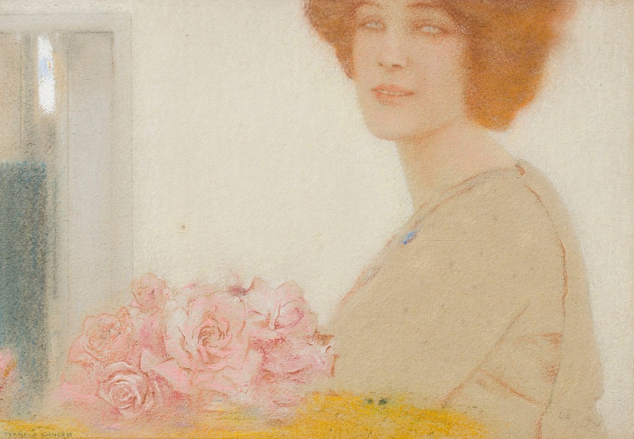 Ruusuista tekijältä Fernand Khnopff