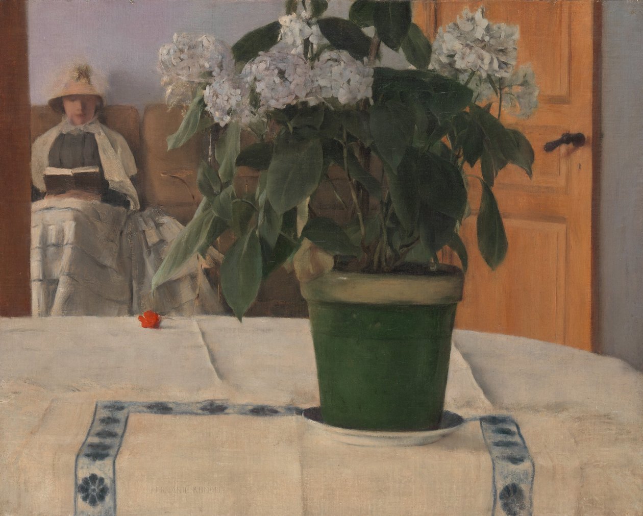 Hortensia, 1884 tekijältä Fernand Khnopff