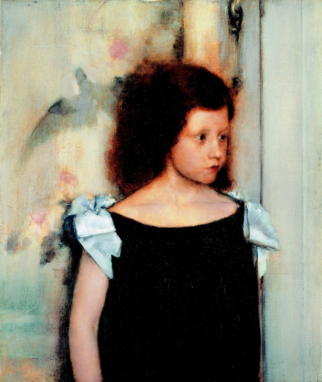 "" Gabrielle Braunin muotokuva "" Fernand Khnopffin maalaus (1858-1921) tekijältä Fernand Khnopff