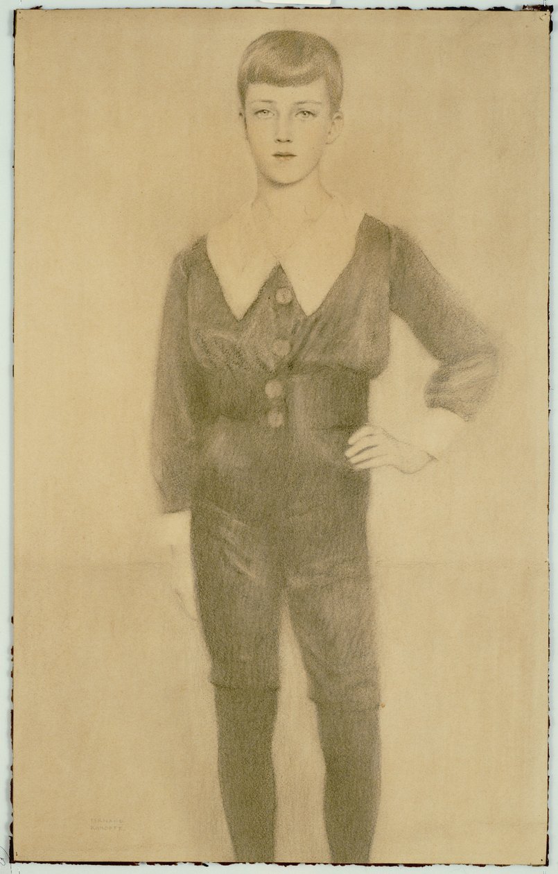 Belgian prinssi Leopold, Brabantin herttua, 1913 tekijältä Fernand Khnopff