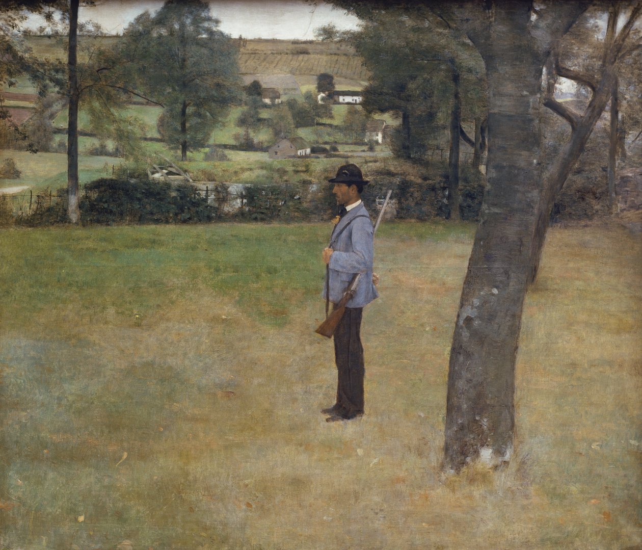 Riistanvartija tekijältä Fernand Khnopff