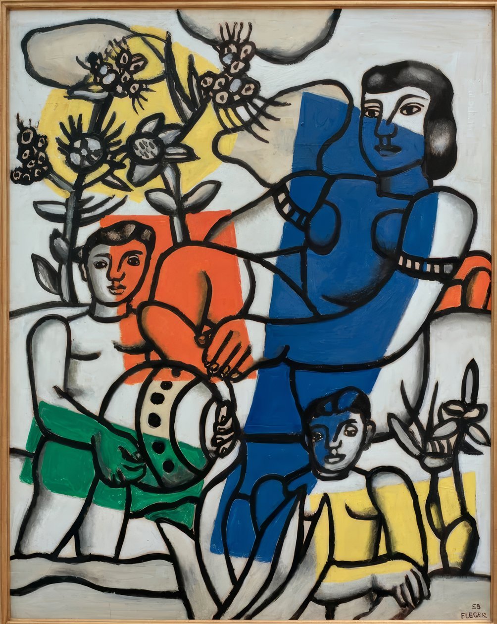 Vaeltaja. Vasen fragmentti tekijältä Fernand Leger