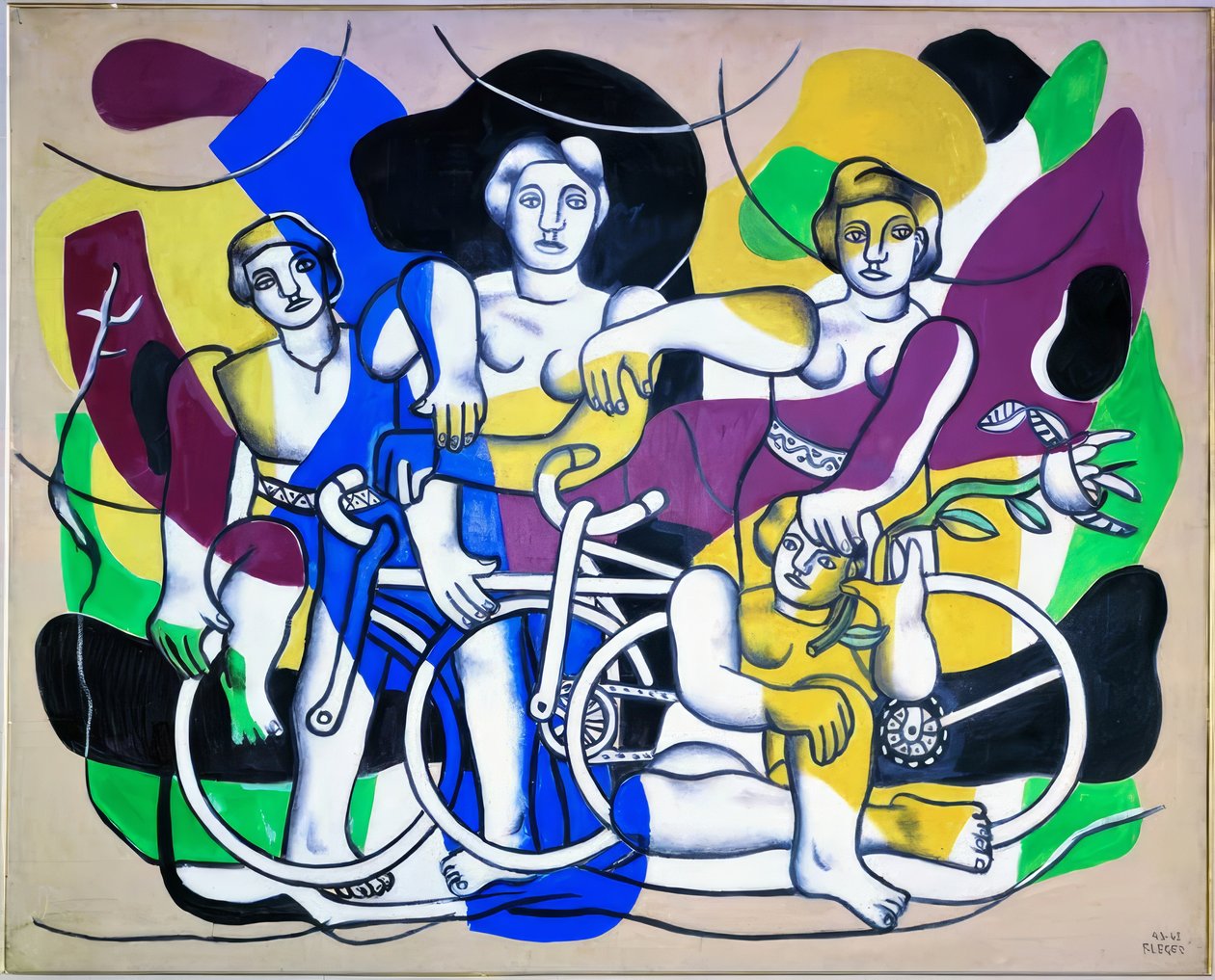 Pyöräilijät tekijältä Fernand Leger