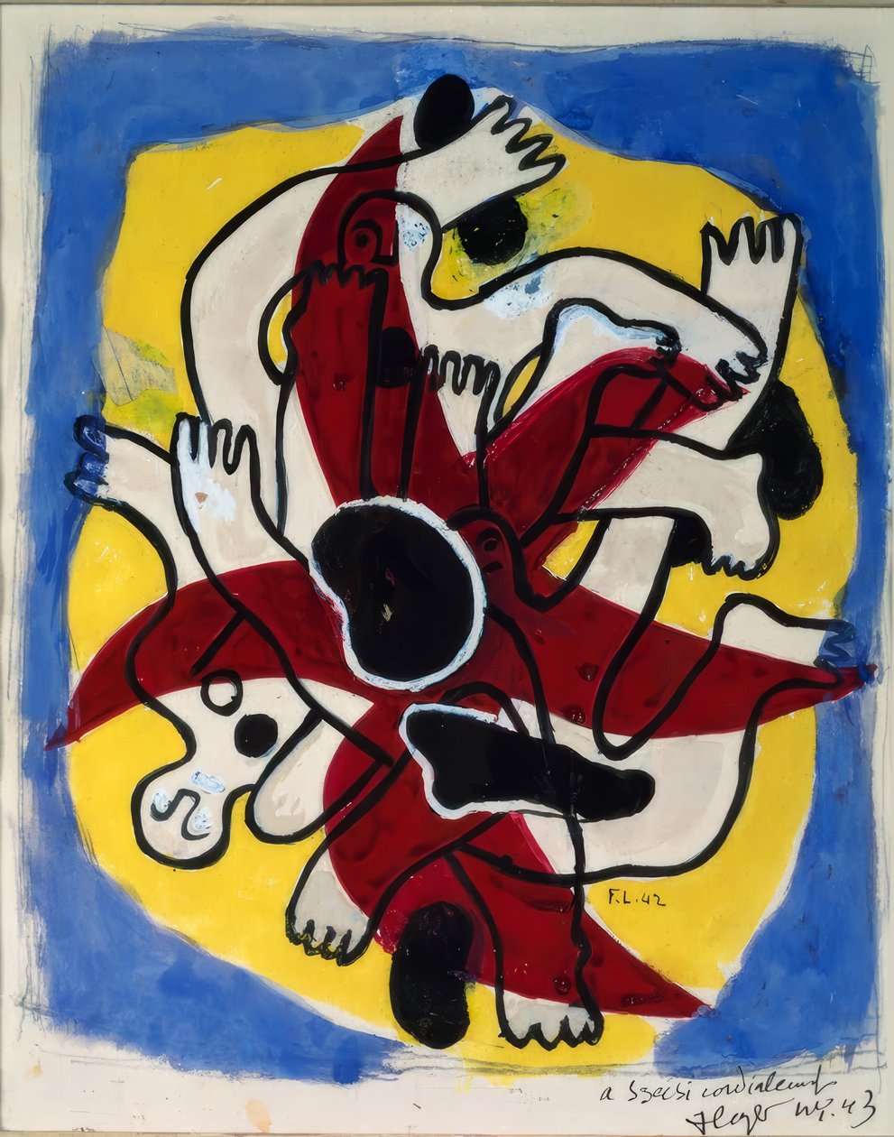 Sukeltajien tutkimus tekijältä Fernand Leger