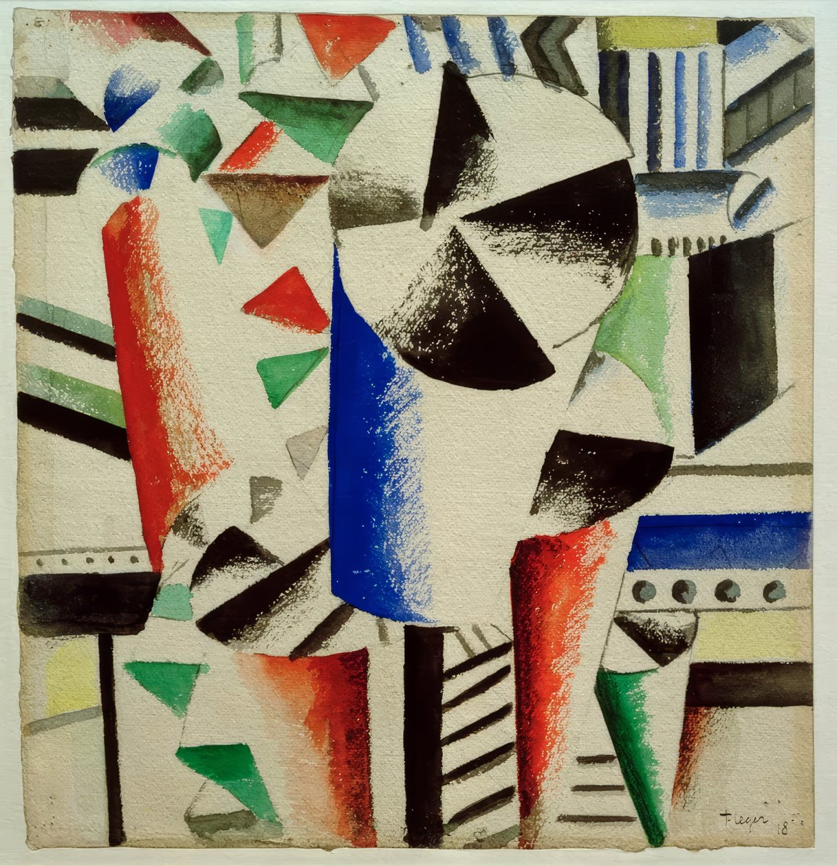 Värilliset sylinterit tekijältä Fernand Leger