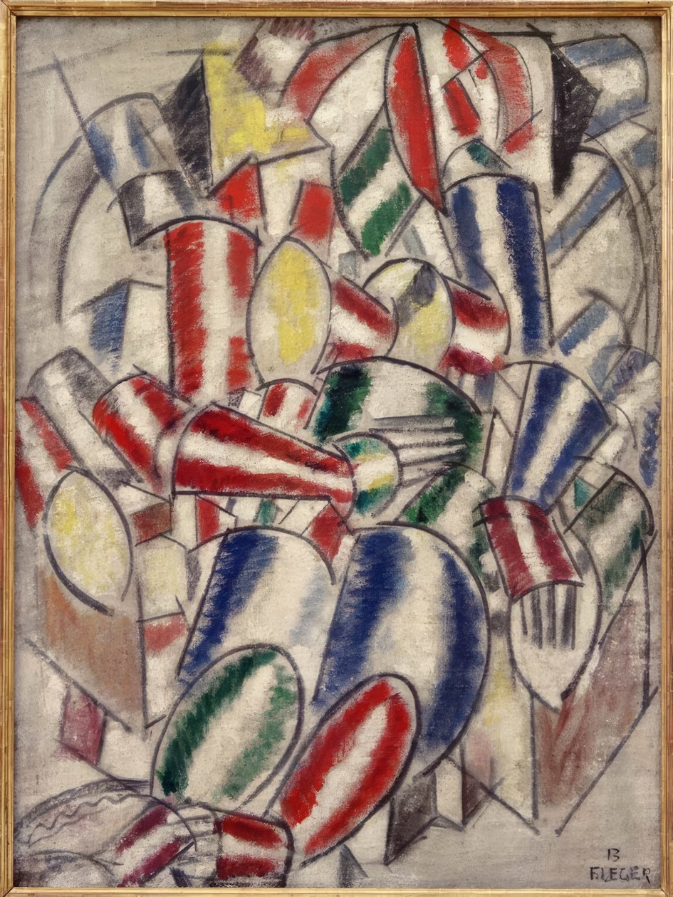 Nainen nojatuolissa tekijältä Fernand Leger