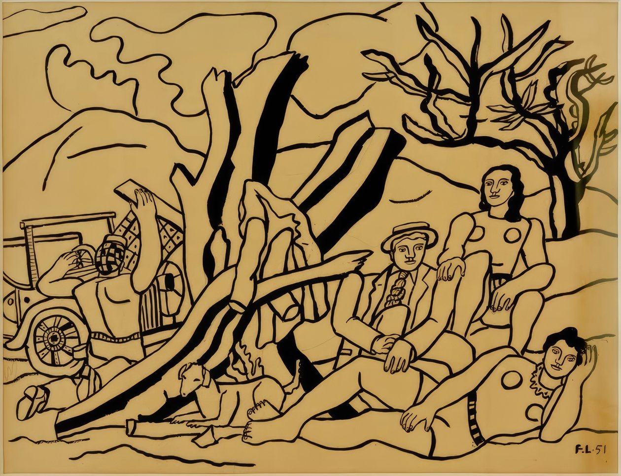 Maaseutu tekijältä Fernand Leger