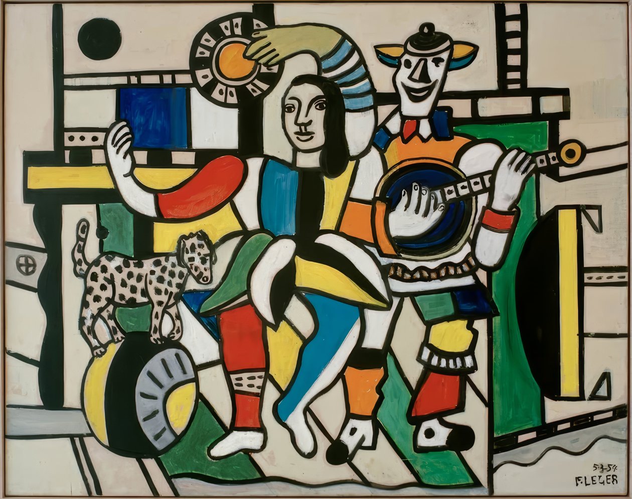 Koira pallolla tekijältä Fernand Leger