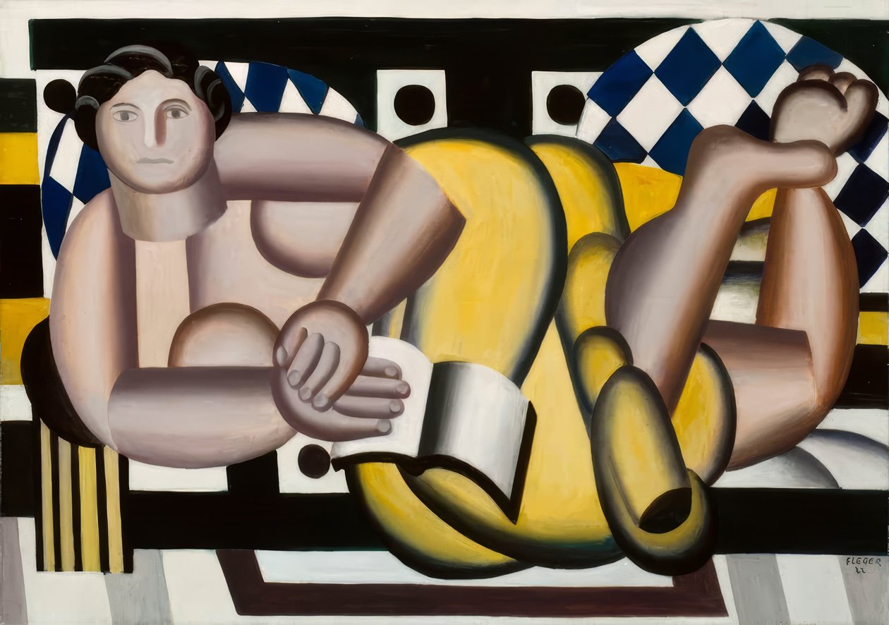 Makaava nainen tekijältä Fernand Leger