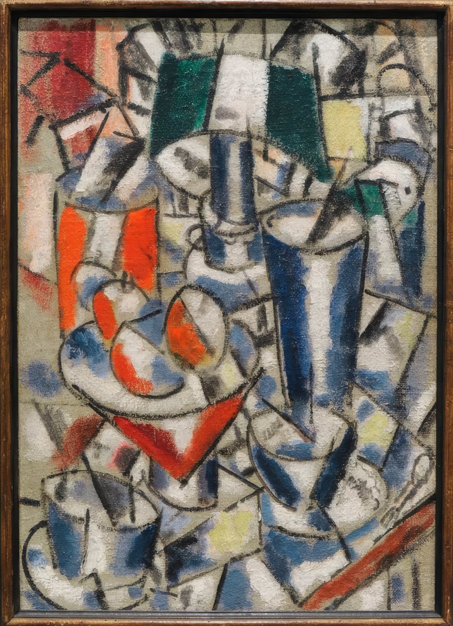 Nature morte à la lampe (Asetelma lampun kanssa) tekijältä Fernand Leger