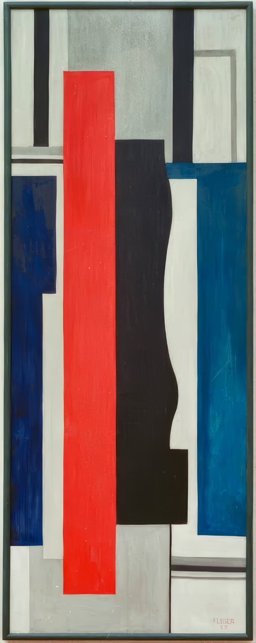 "Seinämaalaus" (Wandbild) tekijältä Fernand Leger