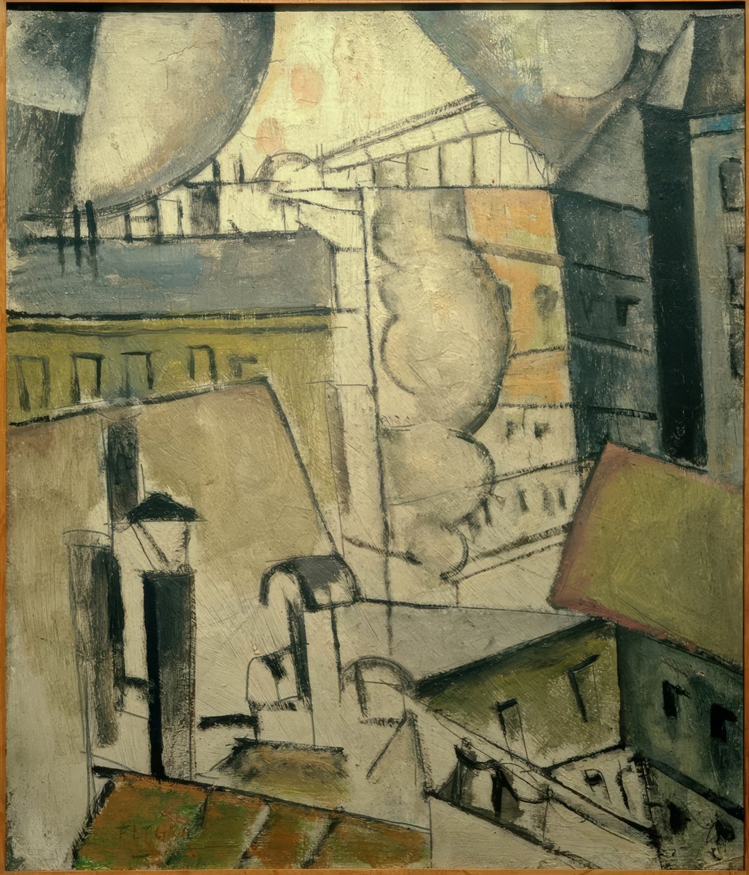 Savua kattojen yllä, 1911 tekijältä Fernand Leger