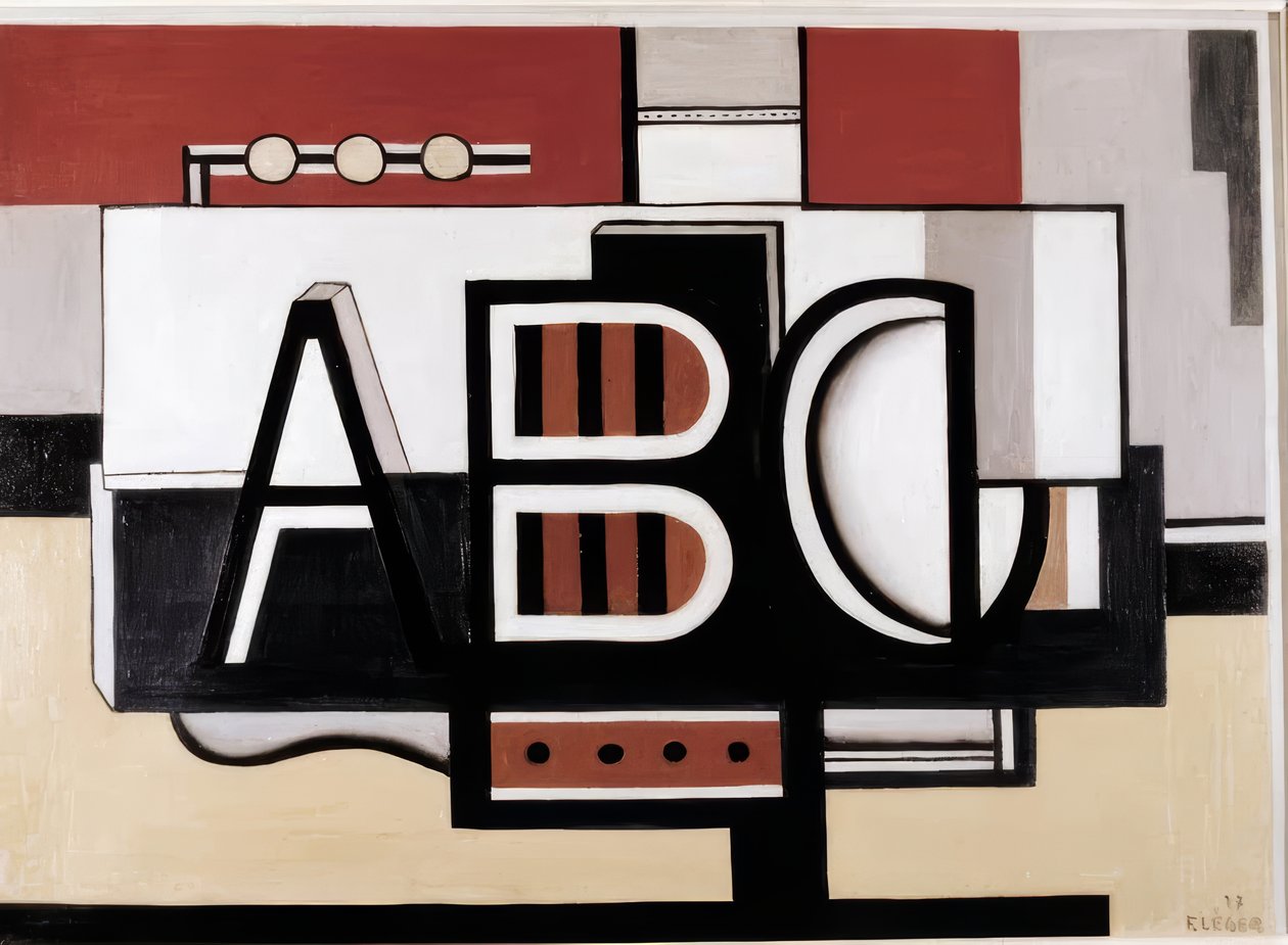 Still Life Abc tekijältä Fernand Leger