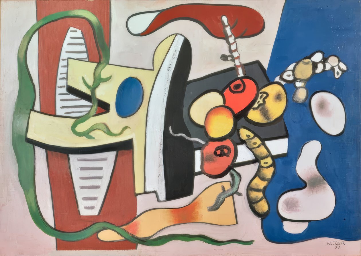Asetelma tekijältä Fernand Leger