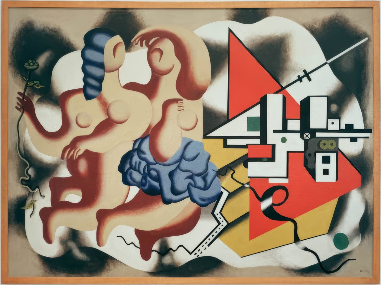 Tanssijat avaimet kädessä tekijältä Fernand Leger