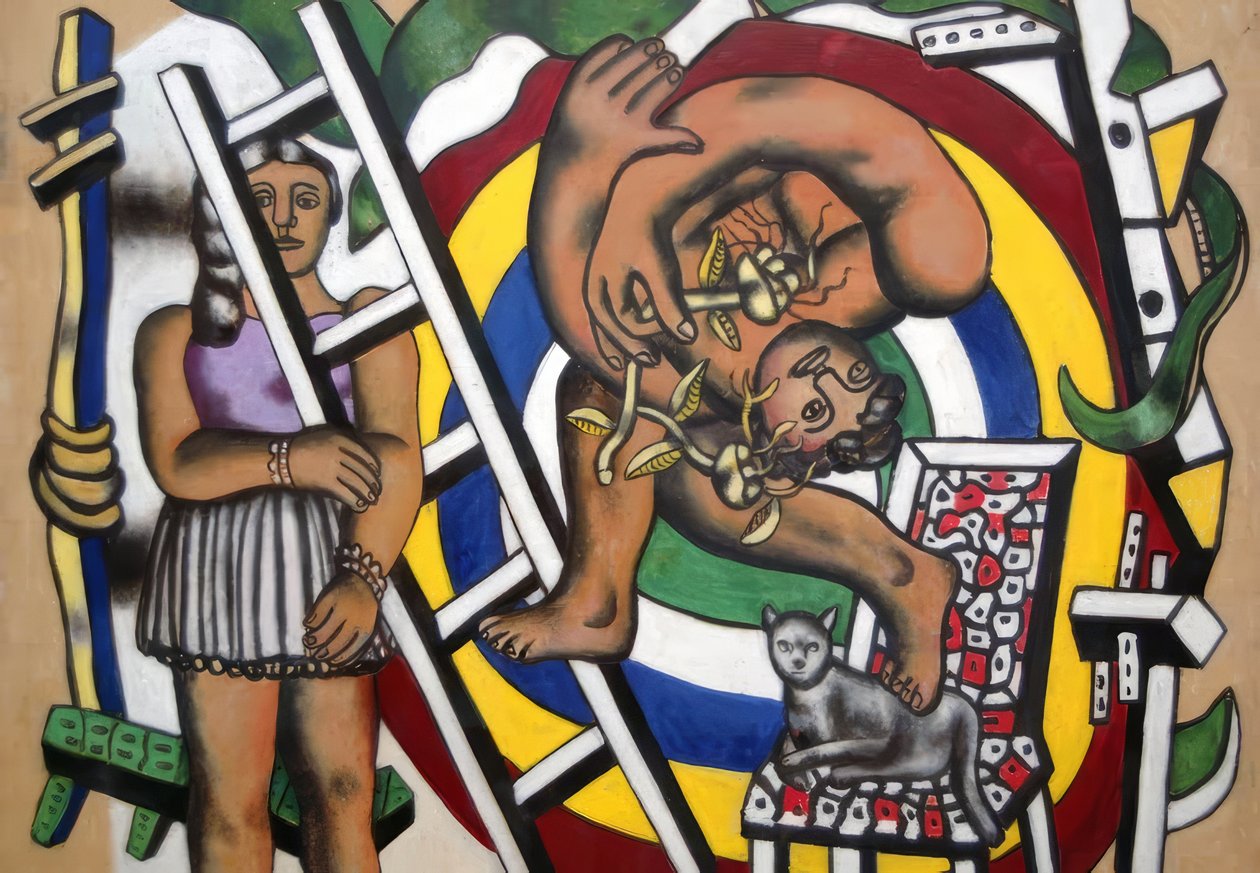 Akrobaatti ja hänen parinsa tekijältä Fernand Leger