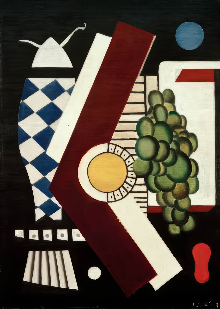 Rypäleet ja kala tekijältä Fernand Leger