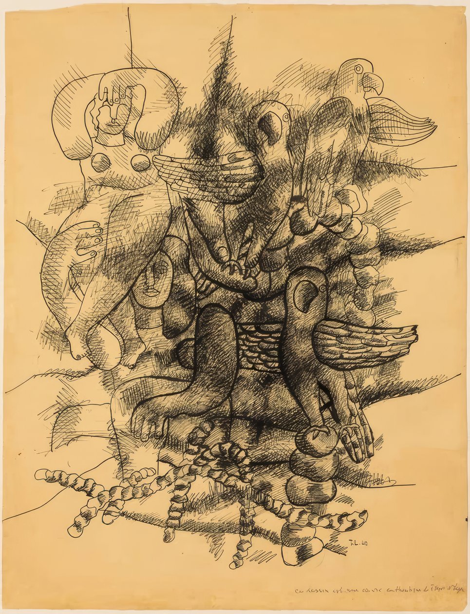 Naiset ja linnut tekijältä Fernand Leger