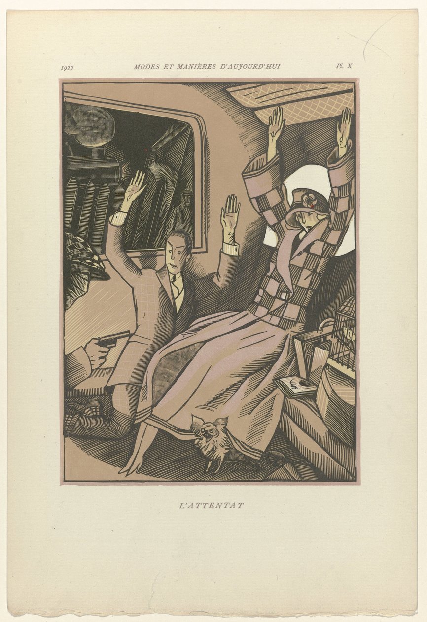 Nykyajan muoti ja tavat, 1922, s. 10: Hyökkäys tekijältä Fernand Siméon