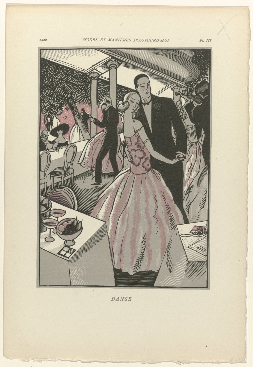 Nykyajan muoti ja tavat, 1922, s. 3: Tanssi tekijältä Fernand Siméon
