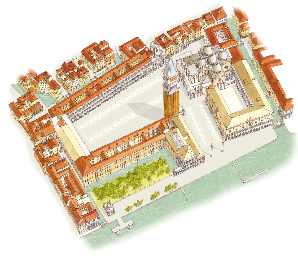 Piazza San Marco. Venetsia, Italia tekijältä Fernando Aznar Cenamor