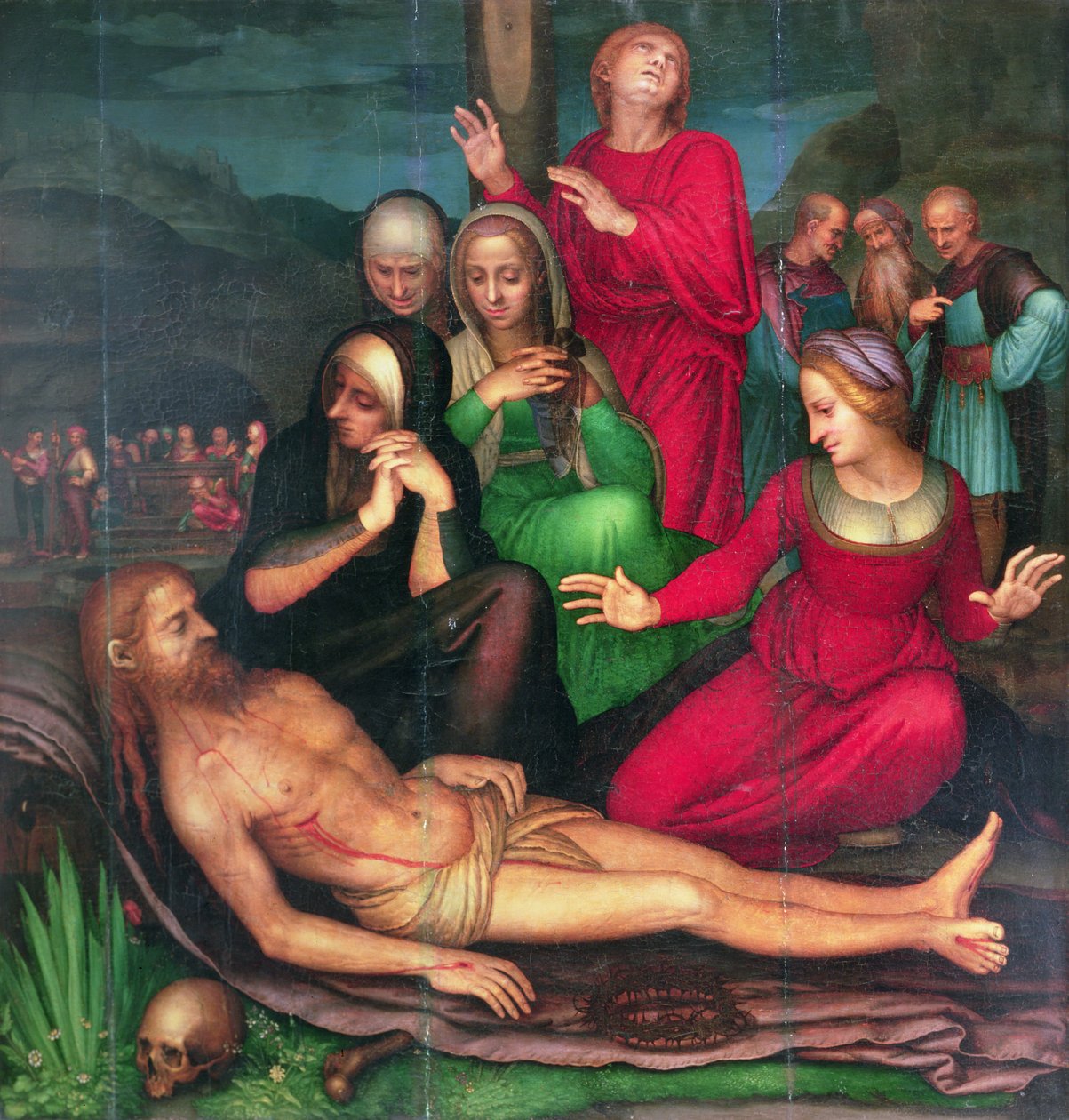 Kuollut Kristus, 1500-luku tekijältä Fernando Yanez de Almedina