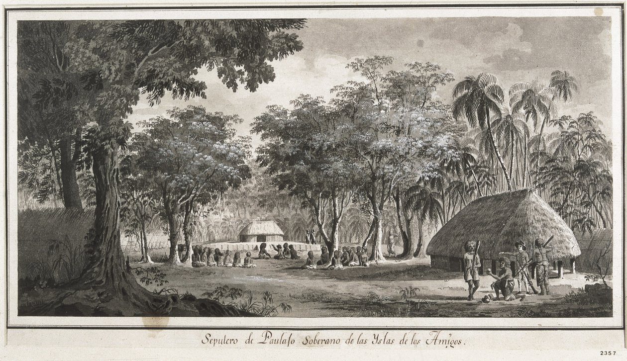 Sepulchre de Paulajo, saarten hallitsija Tonga tekijältä Fernando Brambila