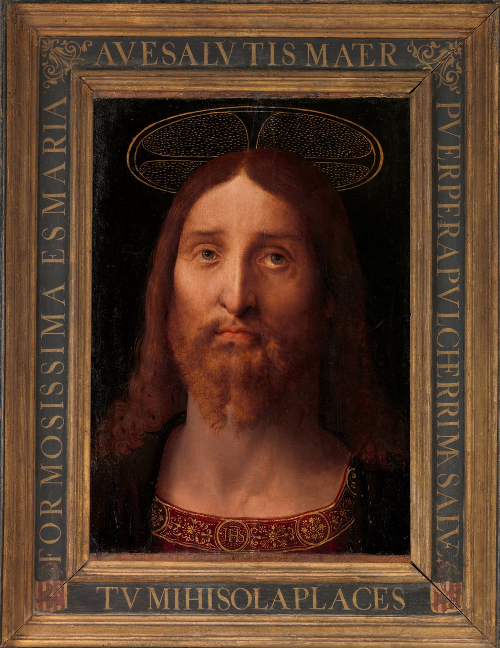 Kristuksen pää, n. 1506. tekijältä Fernando Yáñez de la Almedina