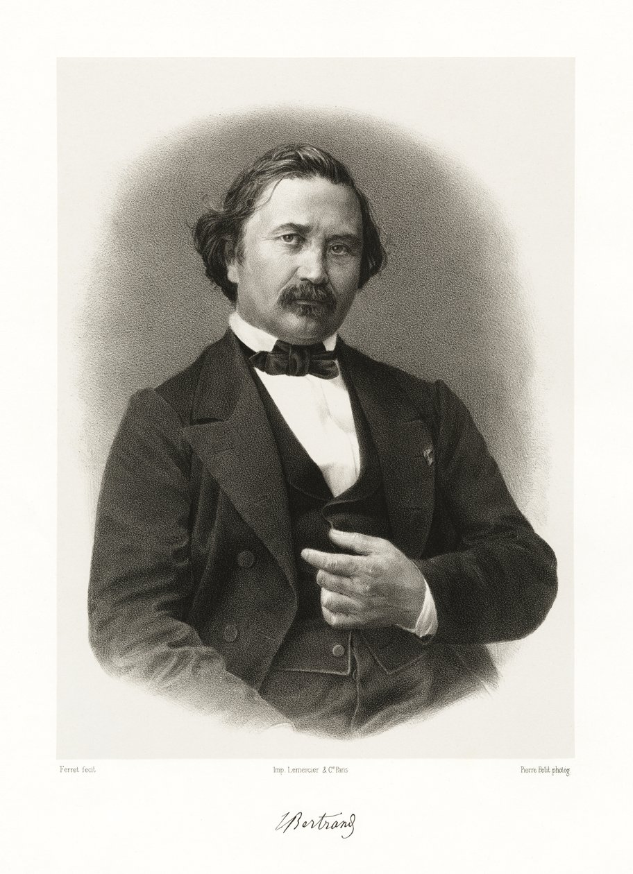 Joseph Louis François Bertrand, 1865-66 tekijältä Ferret