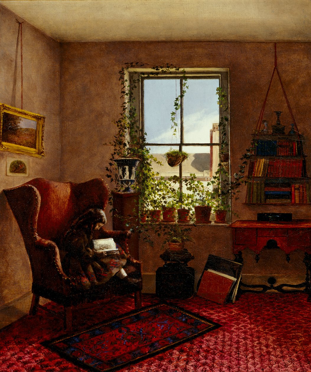 Laura Brown siipituolissa, 1867 tekijältä Fidelia Bridges