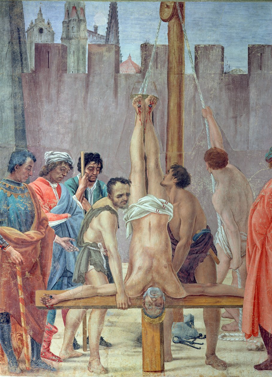Pyhän Pietarin marttyyrikuolema n. 1484-1485 tekijältä Filippino Lippi