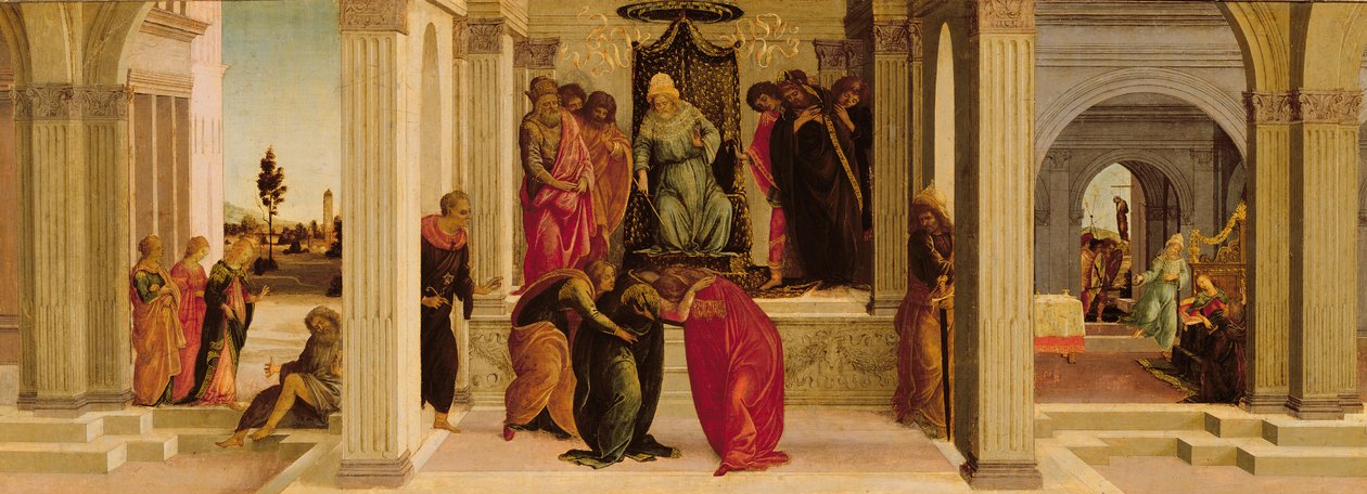 Kohtauksia Esterin tarinasta tekijältä Filippino Lippi