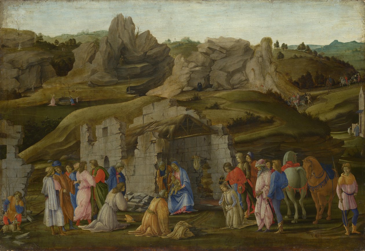 Kuninkaiden palvonta tekijältä Filippino Lippi