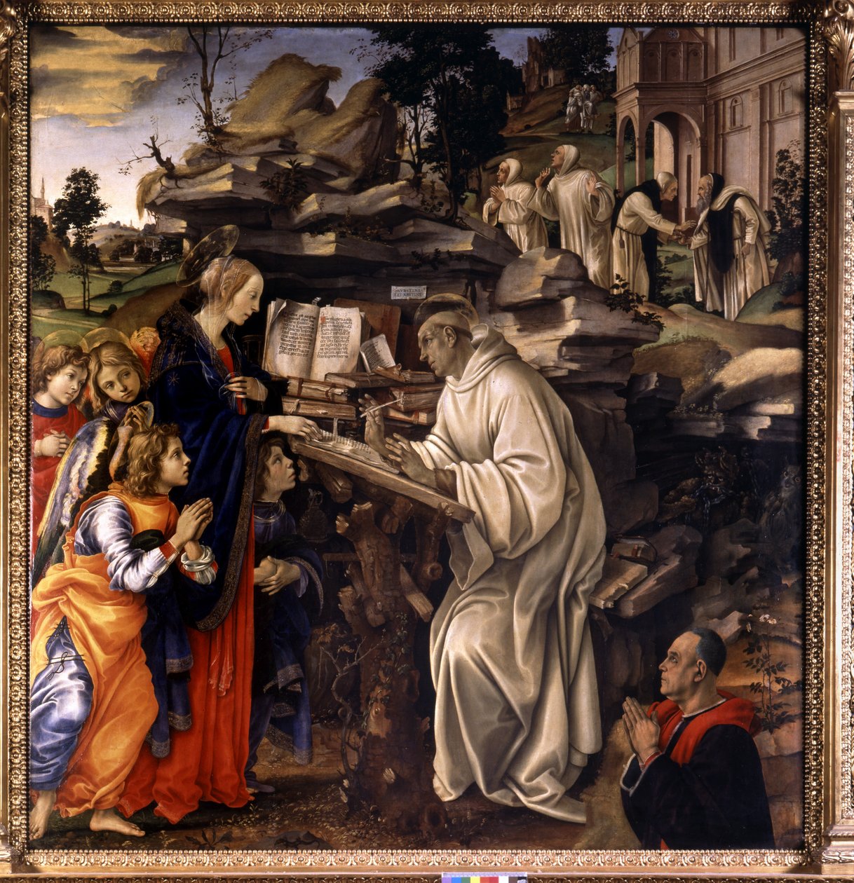 Neitsyt ilmestys Saint Bernardille Clairvaux