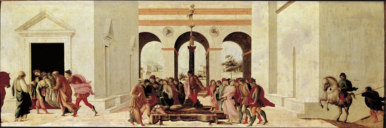 Lucrecen kuolema (Detrempe puulla tekijältä Filippino Lippi